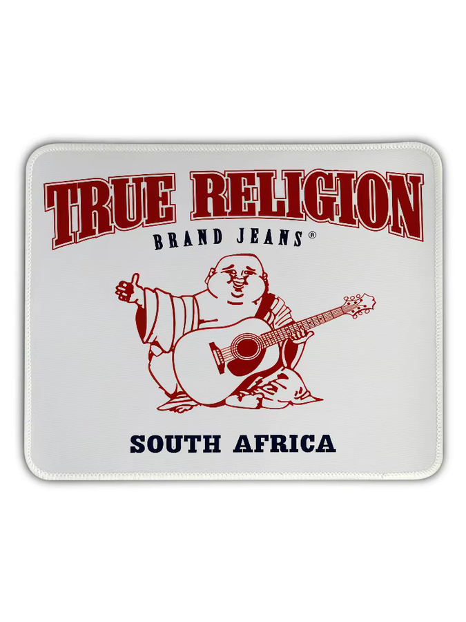 True Religion Jeans Gaming Mousepad für Esports und Büro mit Anti-Rutsch-Gummibasis - Bild 6