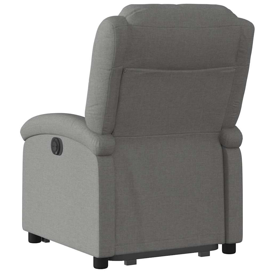 vidaXL Relaxsessel mit Aufstehhilfe für Senioren in Dunkelgrau aus Stoff - Bild 5