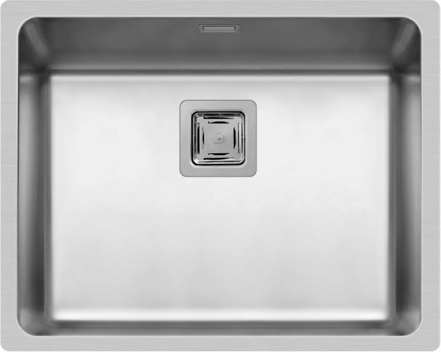 Pyramis Küchenspüle Lume aus Edelstahl in Silber, B/T/H: 54 x 44 x 20 cm - Bild 1