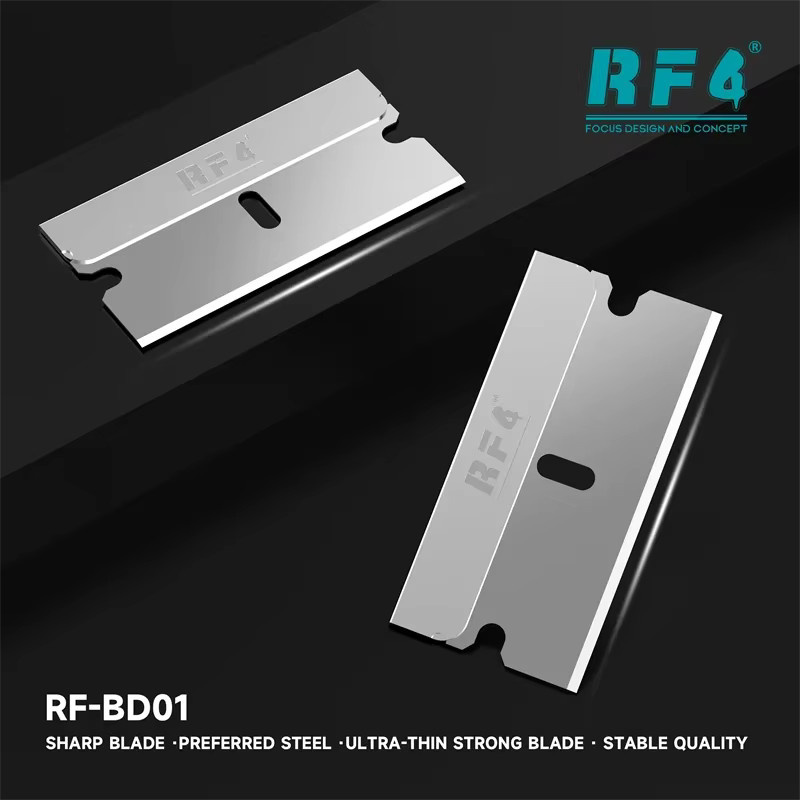 RF4 RF-BD01 Handy LCD Bildschirm Reparatur Set mit 100 Stück Carbon Stahl Klingen zum Kleber Entfernen in Silber - Bild 2