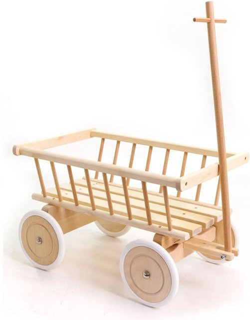HolzFee Handwagen Hawa 50-3-N Leiterwagen aus Buche naturbelassen - Bild 1