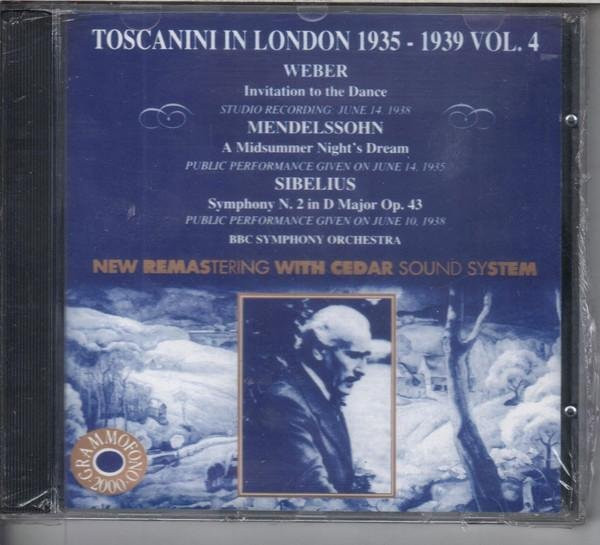 Grammophon 2000 CD Arturo Toscanini - Toscanini in London (1935-1939) Vol AB78614 Klassik - Bild 1