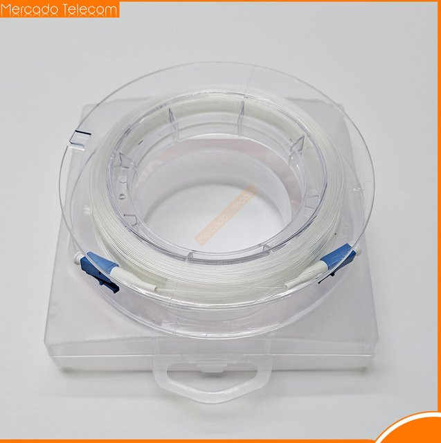 CAILI LC-LC Singlemode Glasfaserkabel G657A2 transparent, unsichtbarer LC/UPC Einzelkern-Jumper für den Innenbereich - Bild 1