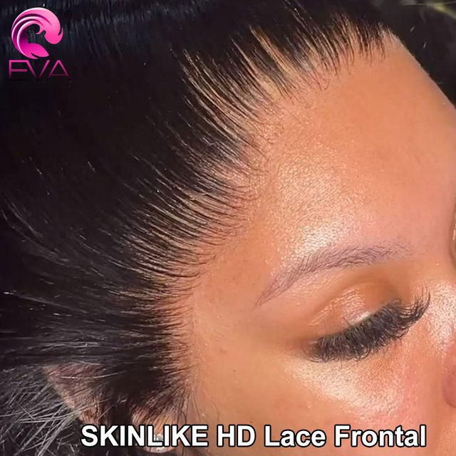 Eva Hair Full Frontal HD-Spitzenverschluss aus Echthaar - Bild 1