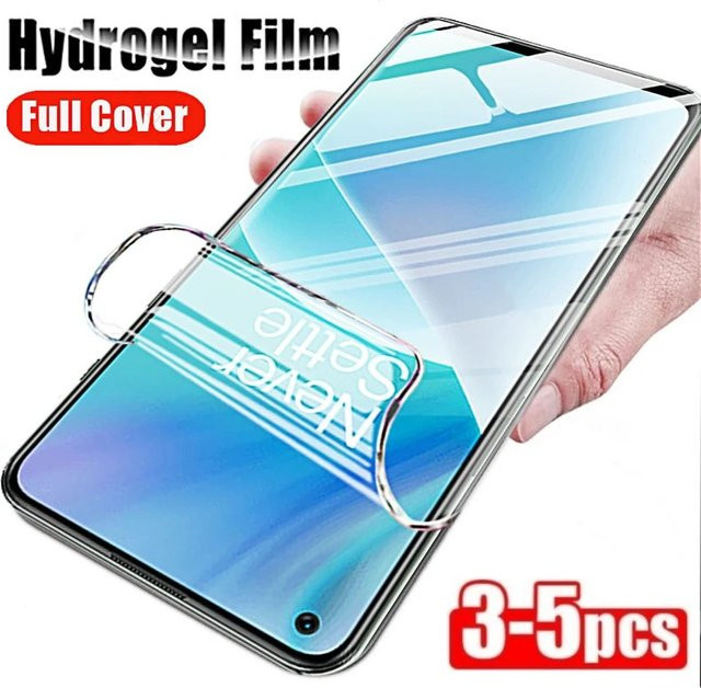 Hydrogel Displayschutzfolie für OnePlus 12 11 10 9 8 Pro sowie Nord N10 N100 N20 5G, transparent, 3-5 Stück - Bild 1