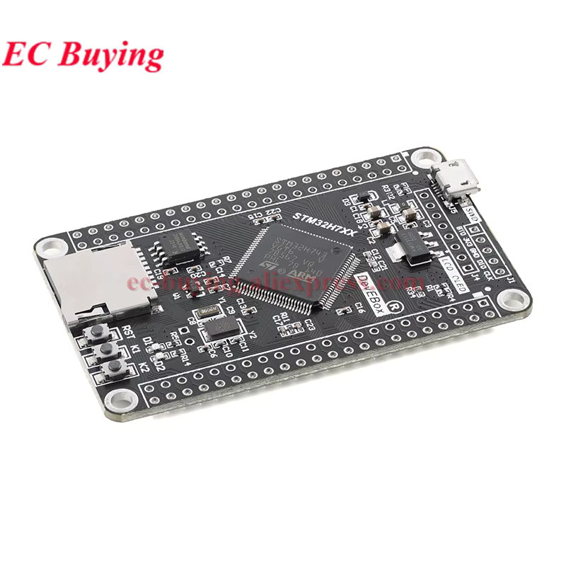 STM32H743VGT6 Core-Entwicklungsboard STM32 ARM-System-Lernmodul mit Cortex-M7 480MHz und 1024KB Chip in Schwarz - Bild 2