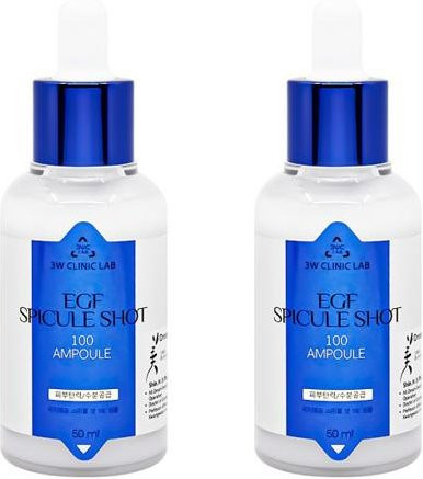3W CLINIC LAB EGF Spicule Shot 100 Serum, 50 ml, mit Niacinamid - Bild 1