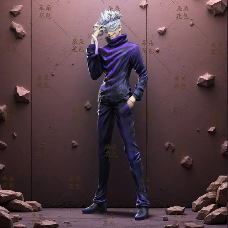 Bandai Satoru Gojo GK Actionfigur aus Jujutsu Kaisen als Anime-Statue in Lila - Bild 1