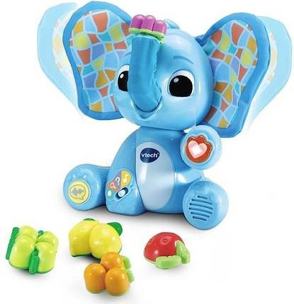 VTech Lustiger Lernelefant aus Stoff mit Obst-Motiven - Bild 1
