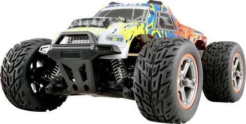 Amewi Monstertruck RC Modellauto Elektro 1:20 Blau Orange mit Lichteffekt - Bild 1