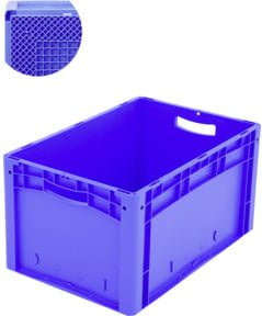 Bito Eurostapelbehälter XL 64321RX mit Rippenboden, Blau, B/T/H: 60 x 40 x 32 cm - Bild 1