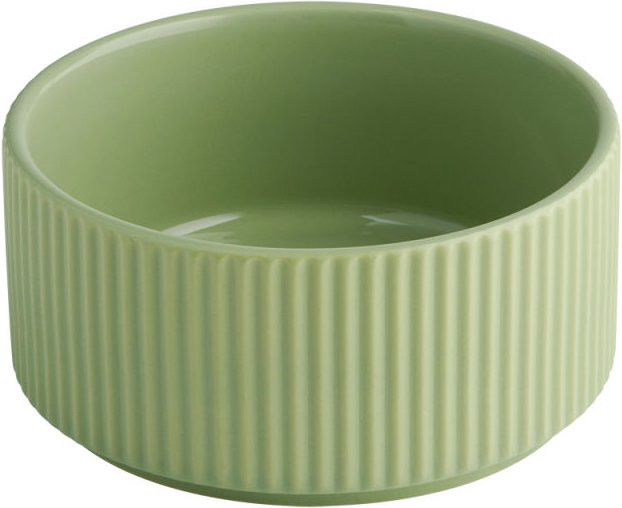 APS Schale THE GRID aus Porzellan, grün, 6er Pack, Durchmesser: 12,5 cm, Höhe: 6 cm - Bild 1