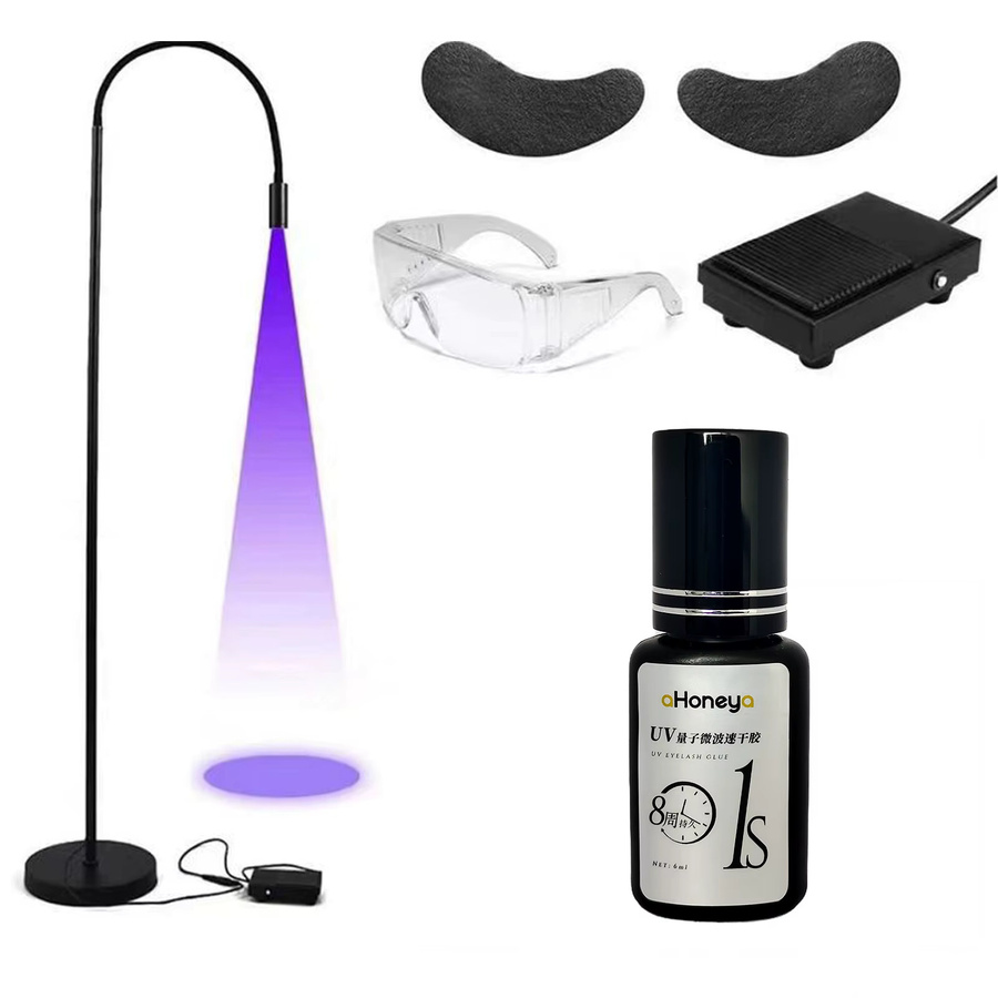 UV-Wimpernkleber, 6 ml, lila, Unisex - Bild 2