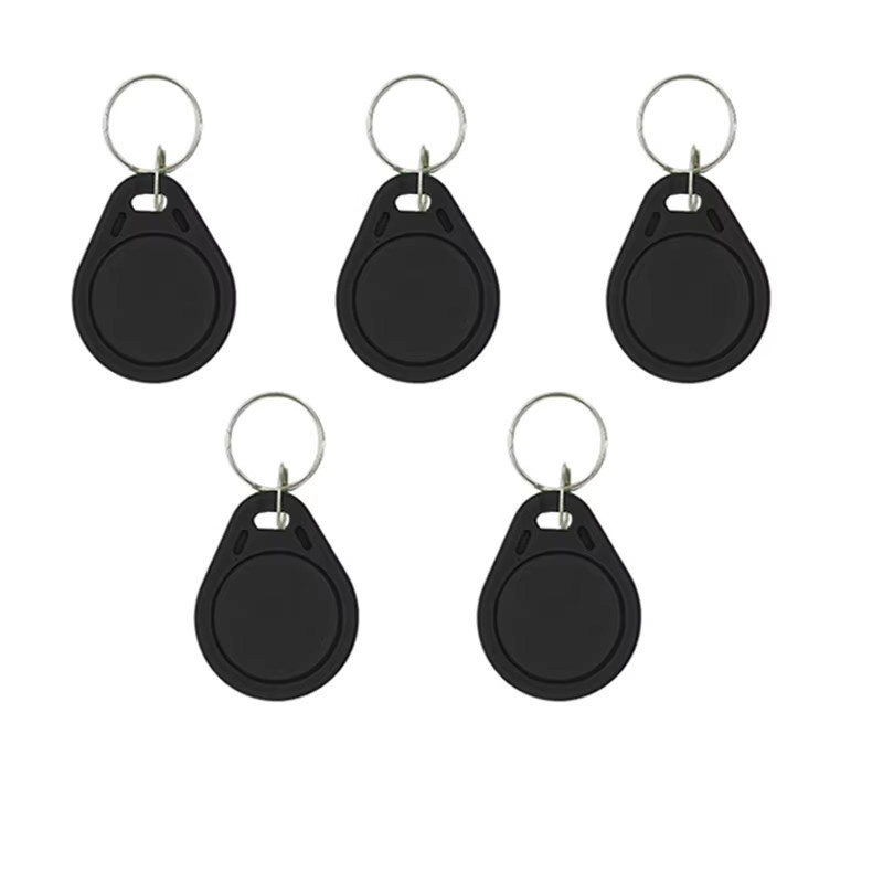YEVERAXIN Ntag215 NFC-Tags Schlüsselanhänger in Schwarz, 13,56 MHz ISO14443A RFID Typ2 für NFC-fähige Telefone, 5/10 Stück - Bild 2