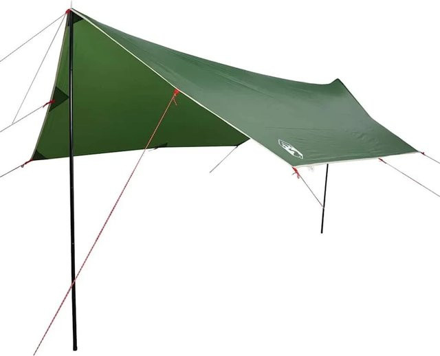 vidaXL Tarp aus Polyester in Grün, wasserdicht, B/T/H: 460 x 305 x 210 cm - Bild 1