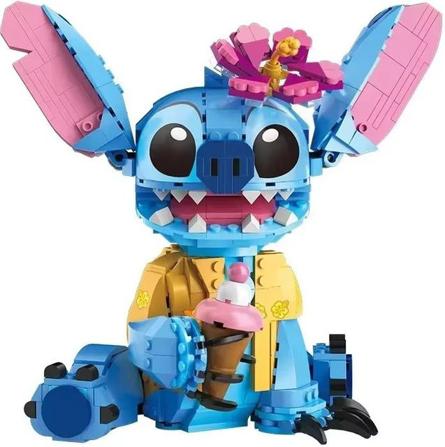 Stitch Angel CP Bausteine, Disney, mit beweglichen Ohren - Bild 1