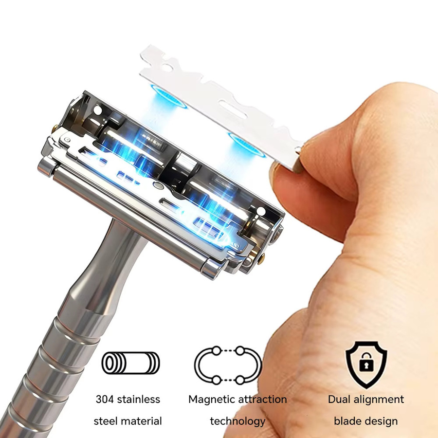 Shavcooo Glide Pro 4D Sicherheitsrasierer, Herren - Bild 2