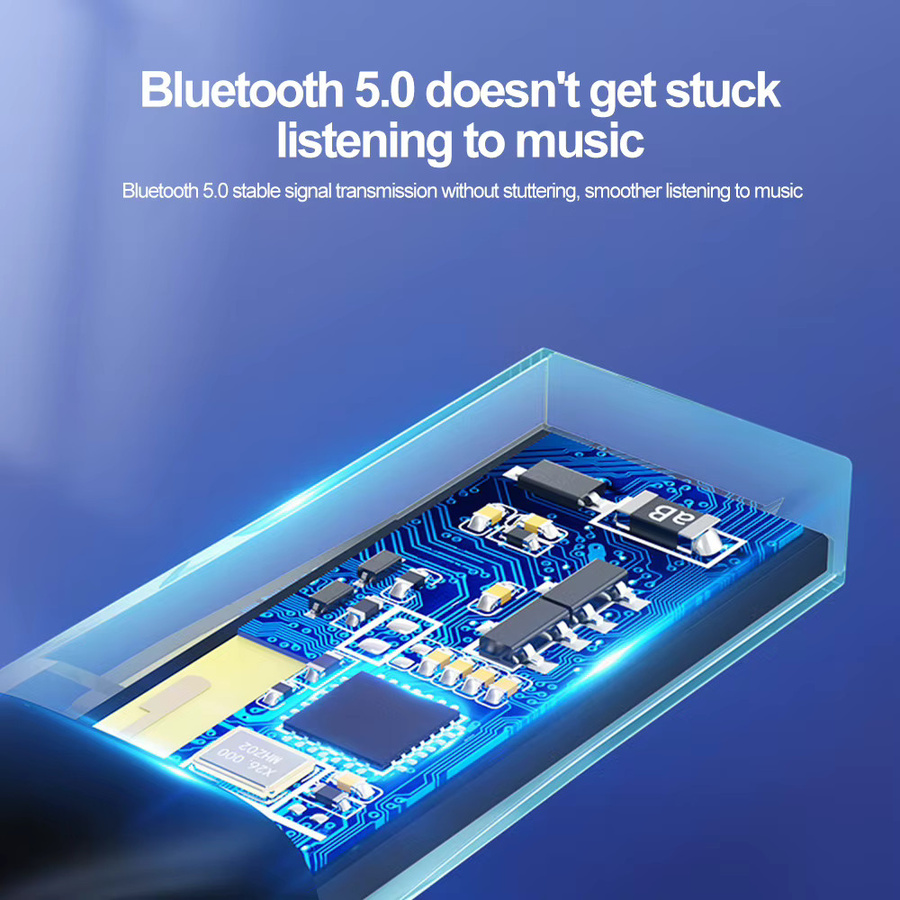 Kebidumei USB zu Bluetooth 5.0 Adapter mit 3,5mm Klinkenanschluss und eingebautem Mikrofon für dein Auto - Bild 4