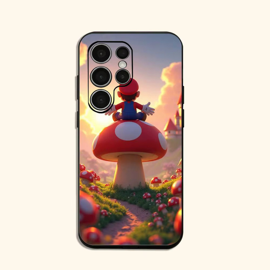 Super M-Mario Stoßfeste Handyhülle für Samsung Galaxy S25 S24 S23 S22 S21 in Multicolour - Bild 2
