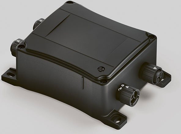 IP44 H-Verteilerbox zu Connect von IP44.DE in Schwarz - Bild 1
