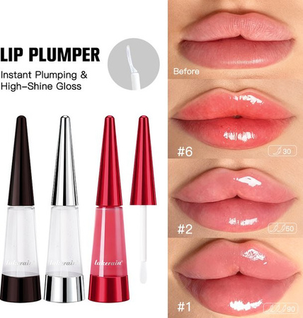 Lakerain Lip Plumper Lipgloss, Transparent, Glänzend, Unisex
