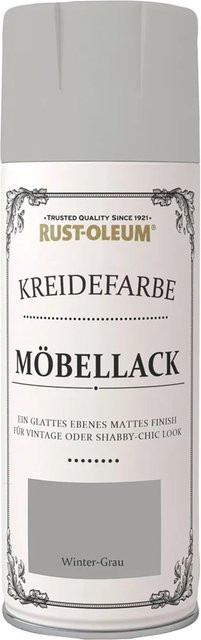 Rust-Oleum Kreidefarbe Sprühfarbe Möbellack Wintergrau matt 400 ml - Bild 1