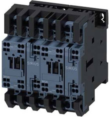 Siemens 3RA2328-8XB30-2AK6 Wendeschützkombination, 3 Schließer, 27A, 690 V/AC, grau - Bild 1