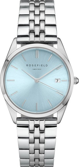 Rosefield Damenuhr, Quarz, Edelstahl, Türkis, 33 mm, 3 ATM - Bild 1