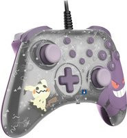 HORI HORIPAD Gamepad für Nintendo Switch in Lila und Transparent mit Gengar und Mimigma Design - Bild 1