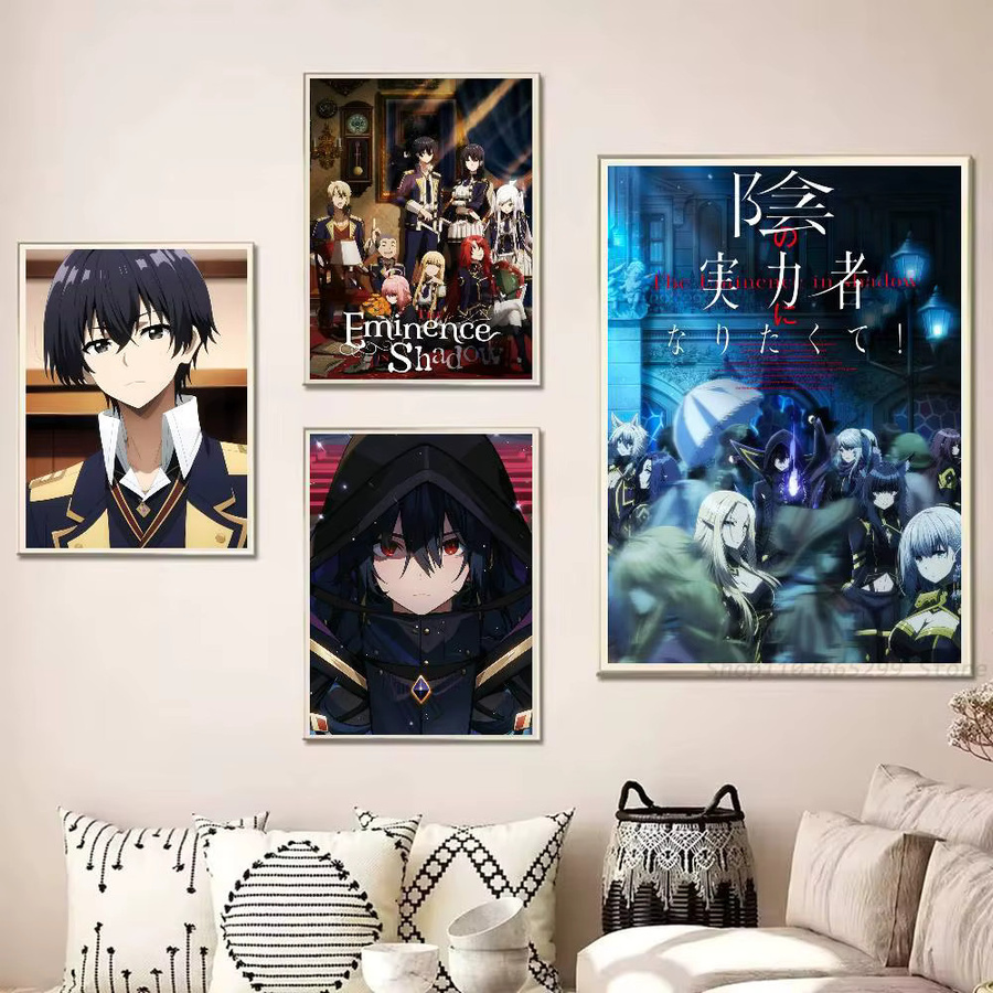 Wasserdichter Anime Poster Aufkleber The Eminence In Shadow Wandkunst für dein Wohnzimmer oder Schlafzimmer in Mehrfarbig - Bild 3