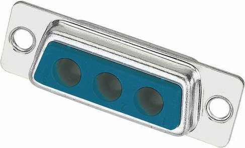 HARTING Steckverbinder 09 69 200 0033 Polzahl: 3, Farbe: grün und blau, Material: Kunststoff - Bild 1