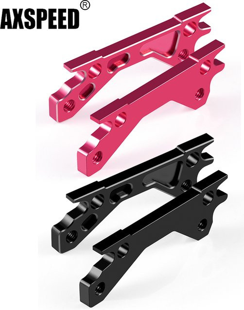 AXSPEED Universal-Getriebeabdeckung, Alu-Legierung/Kohlefaser, Schwarz - Bild 1