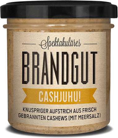 Brandgut Cashewkern-Aufstrich mit Meersalz 160 g - Bild 1