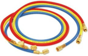 Rothenberger Druckschläuche-Set Standard, 1/4" SAE, mehrfarbig, Länge: 1,5 m - Bild 1