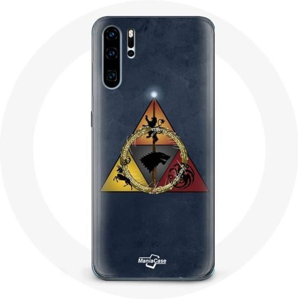 Huawei P30 Pro Handyhülle Game of Thrones Staffel 8 mit Dreieckslogo Baratheon Lannister in Multicolour - Bild 1