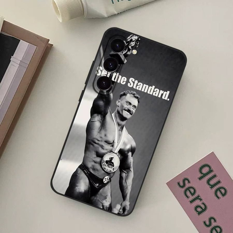Chris Bumstead Bodybuilding Soft Cover Handyhülle für Samsung Galaxy S21 S22 S23 S24 S25 S26 Ultra FE Plus 5G A52S in Schwarz - Bild 4
