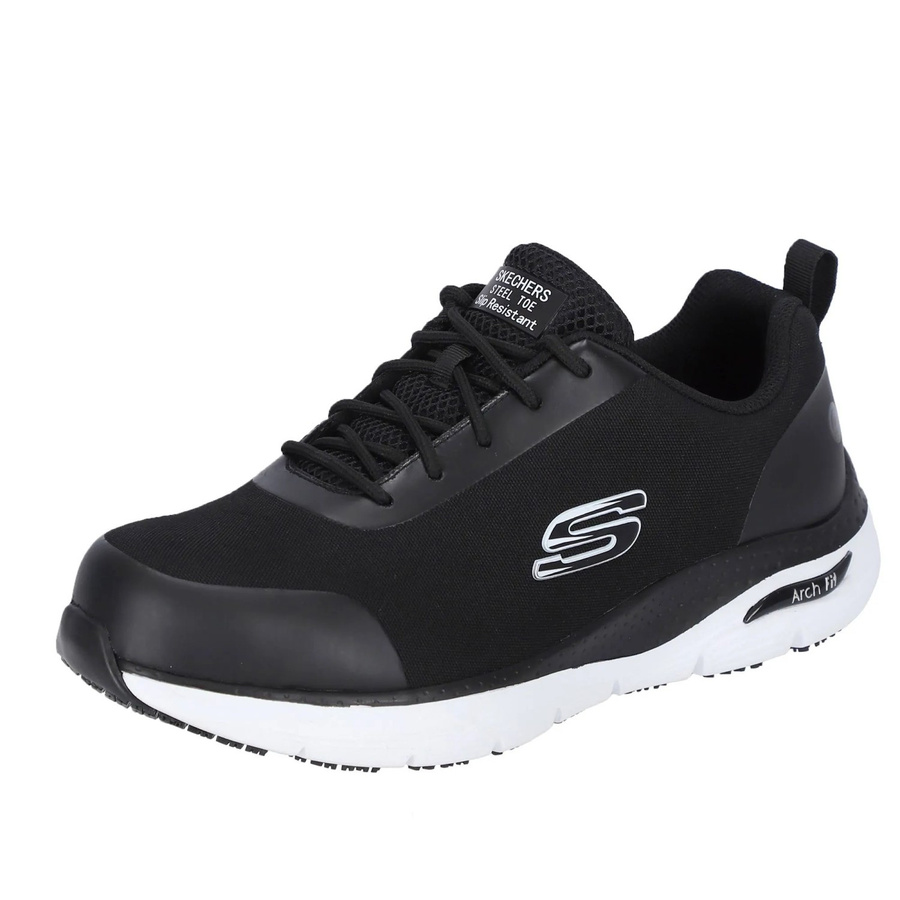 Skechers Sicherheitsschuhe Ringstap Arch Fit SR Herren S3 Schwarz-Weiß Größe 44 - Bild 2