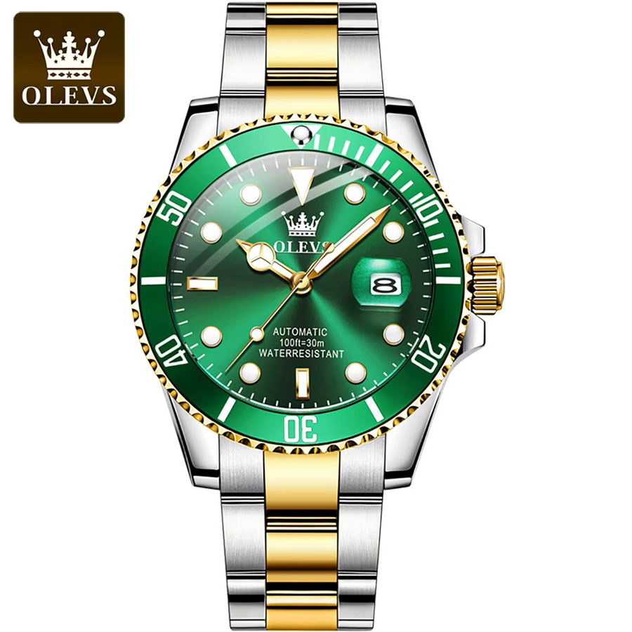 OLEVS Armbanduhr Automatik, Edelstahl, Herren - Bild 6