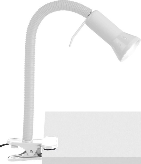Brilliant Klemmleuchte Flex weiß aus Metall und Kunststoff mit E14 Fassung, B/H: 23 x 52 cm - Bild 1