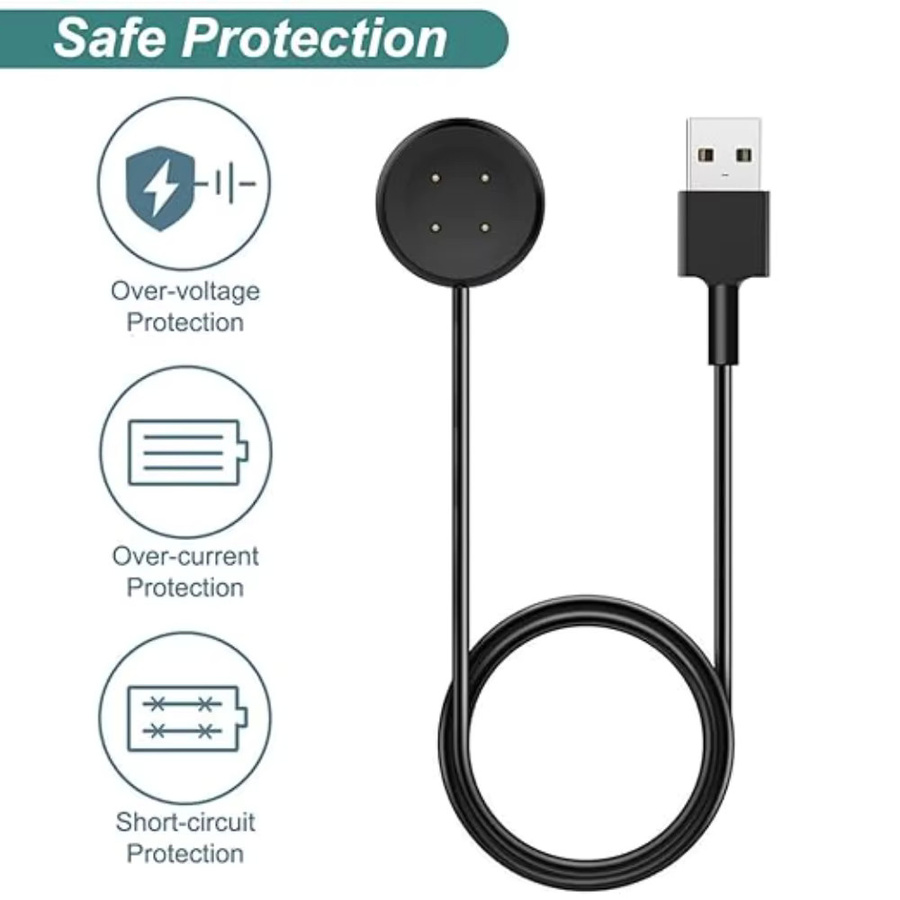 Google Ersatzladegerät für Pixel Watch 2/3, USB, Schwarz, 2er-Pack - Bild 2