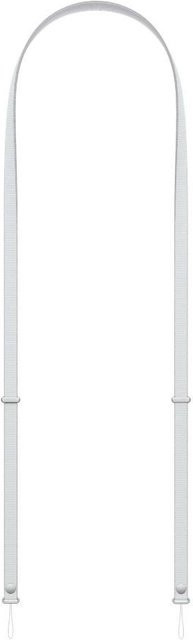 Magnetisches Handy-Crossbody-Lanyard in Weiß mit verstellbarem Gewebe-Nackenband für iPhone 17, 17 Air und 17 Pro Max - Bild 1