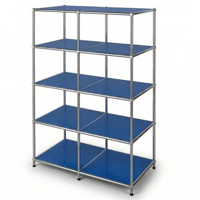 Floordirekt Metallregal Concept Epure MK-015 Standregal Blau, B/T/H: 78 x 40 x 118 cm - Bild 1