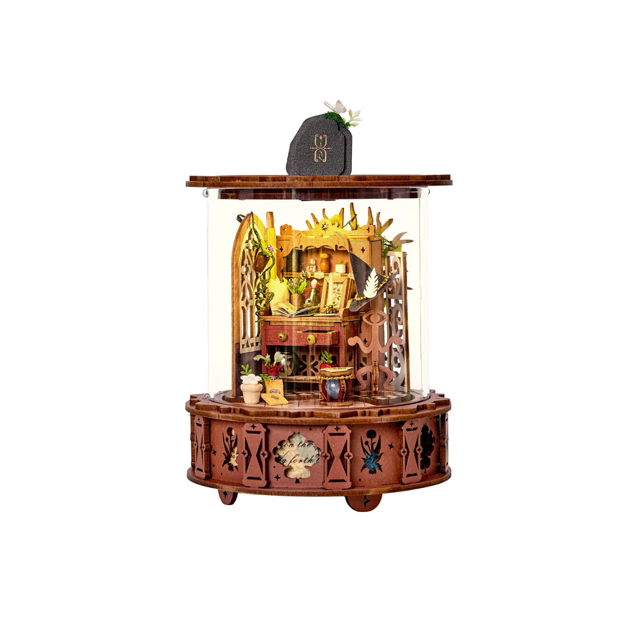 Casaria DIY 360° Puppenhaus Magische Spieluhr, Fantasy, Holz, ab 14 Jahre - Bild 5
