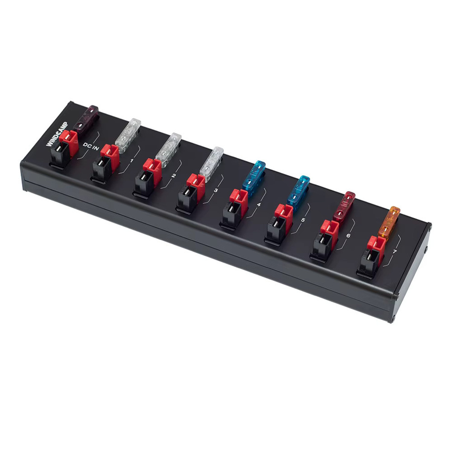 WINDCAMP AP8/AP8S 40A Stecker Power Splitter Verteiler für Radio und Zimmer sowie Auto in Schwarz - Bild 3