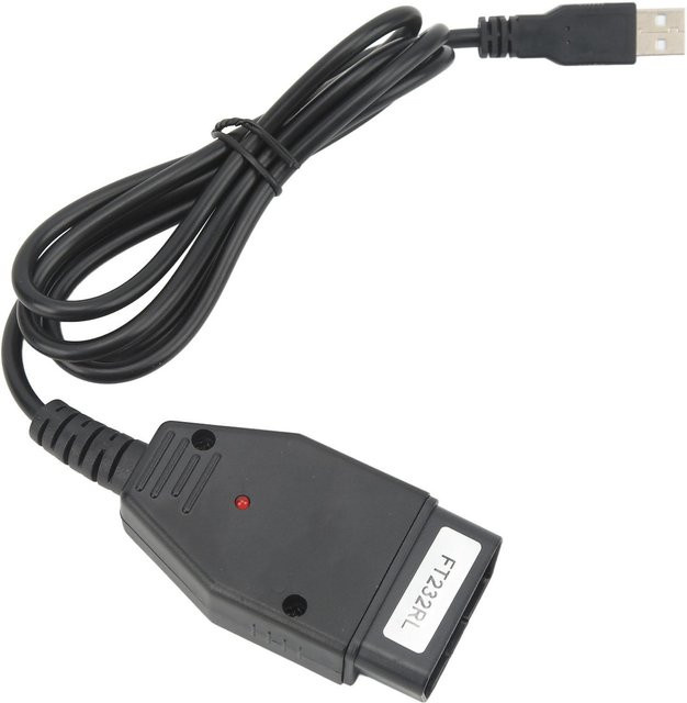 Kkmoon OBDII Diagnose-Interface-Scanner mit USB-C-Kabel für Fahrzeug-ECU-Scans in Schwarz - Bild 1