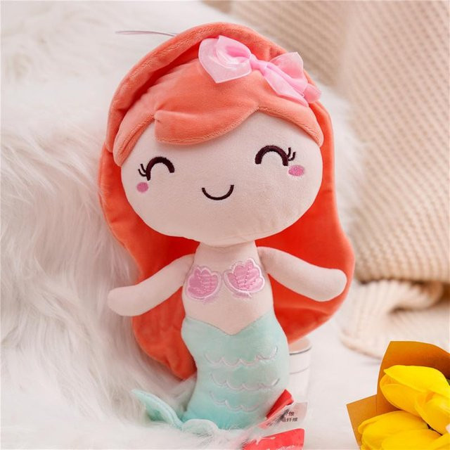 Yiran Health & Beauty Meerjungfrau Puppe Plüschtier, Bunt, 20cm, ab 14 Jahren - Bild 1