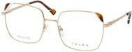 Yalea VYA 115 Korrektionsbrille, Vollrand, quadratisch, Gold, Damen, Metall - Bild 1