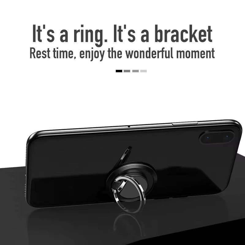 KAFNHCKA Magnetische Universal Telefon Halterung mit 360-Grad-Drehung und Finger Ring Grip in Gold - Bild 5