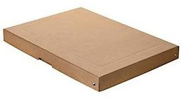 Archivbox Falken PureBox Nature A3 aus FSC-Pappe, braun, B: 32 cm, H: 4 cm, T: 44 cm - Bild 2