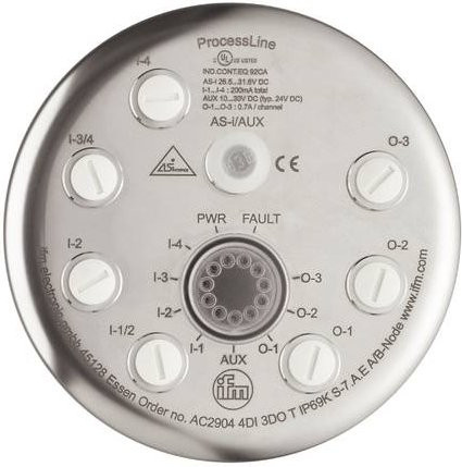Ifm Electronic AC2904 I/O-Modul mit 3 digitalen Ausgängen in Silber - Bild 1